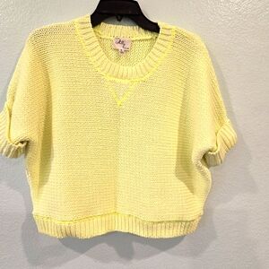 Milly of New York,  size S stylish women top in luminescent yellow.